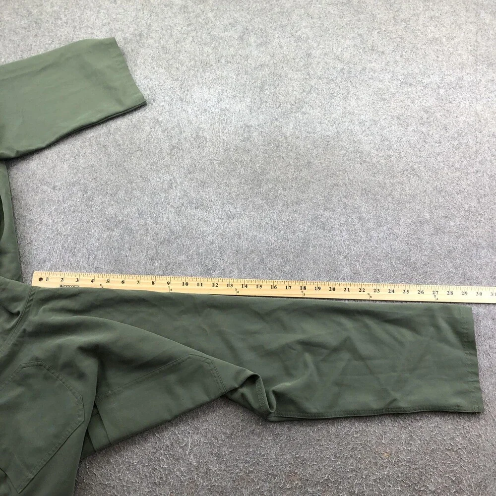 FIGS Scrub Pants Mens Large Green Straight Leg Drawstring Cargo Pockets Medical
